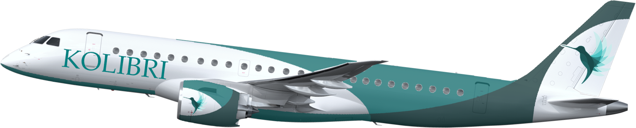 Kolibri-airplane image with livery